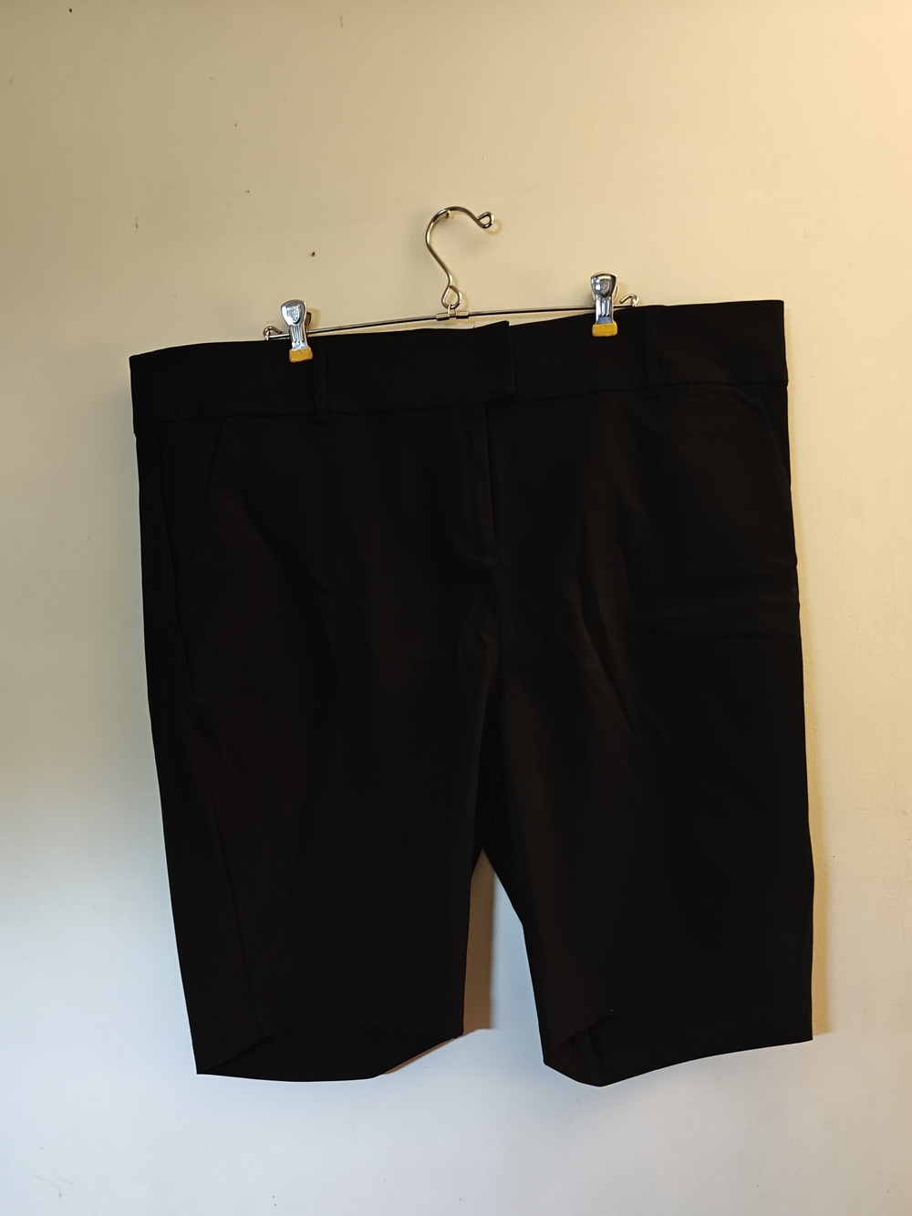 Fashion to Figure Black Bermuda Shorts - Tailored Mid-Rise